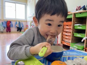 「みんなでお汁粉を食べたよ♪」の画像