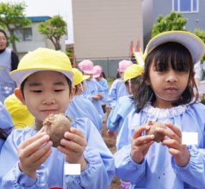 「『ジャガイモ』を植えました！たくさん取れるといいな♪」の画像