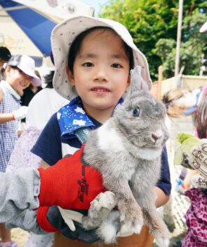 「夏休み！「うさぎのお世話」を頑張ります！その①」の画像