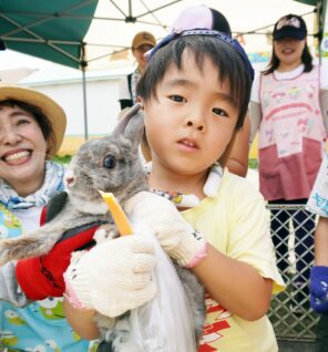 「夏休み！「うさぎのお世話」を頑張ります！その①」の画像