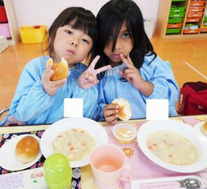 「みんなでシチューを食べたよ！」の画像