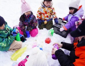 「いろみず遊びをしたよ♪」の画像
