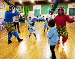 「鬼はそ～と！せつぶん豆まきです！」の画像