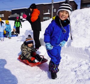 「野外でのたいいく教室頑張ります！」の画像