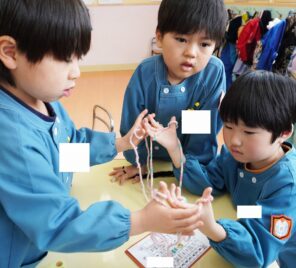 「『あやとりパーティー』が開催されました♬」の画像